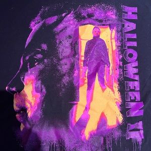 Halloween II Black Graphic T-shirt